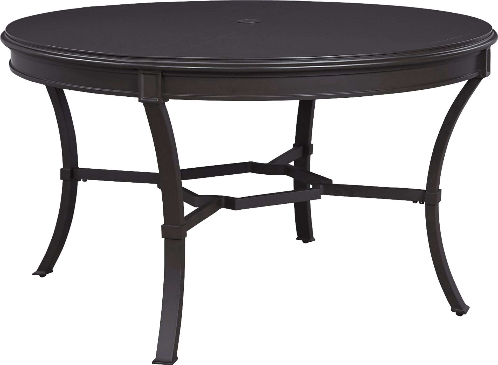 St Laurent Mocha 54 in. Round Outdoor Dining Table - Image 1