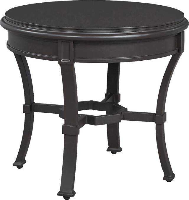 St Laurent Mocha Outdoor Round Side Table - Thumbnail - Image 1