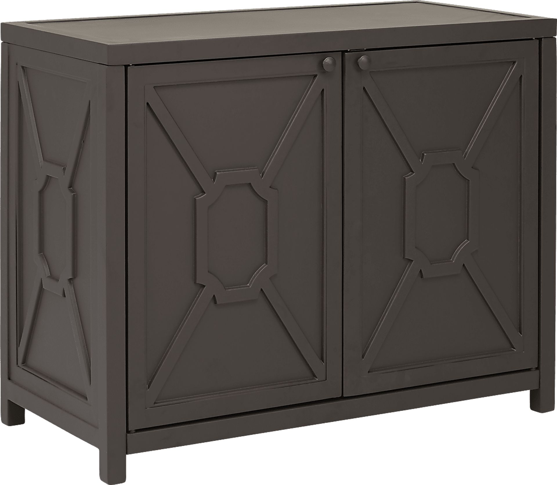 St. Laurent Mocha Outdoor Storage Chest - Image 1