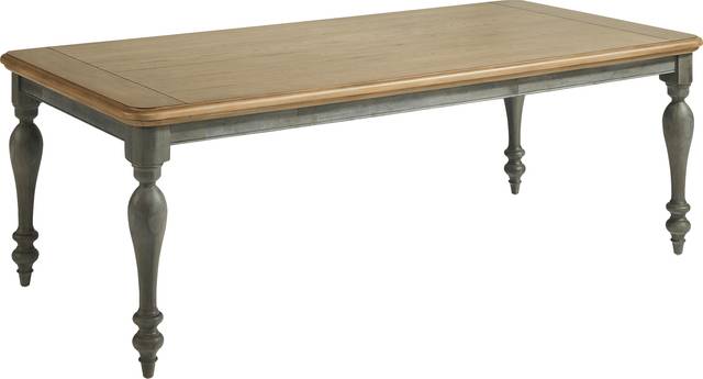 St. Simon Denim 5 Pc Rectangle Dining Room - Thumbnail - Image 2