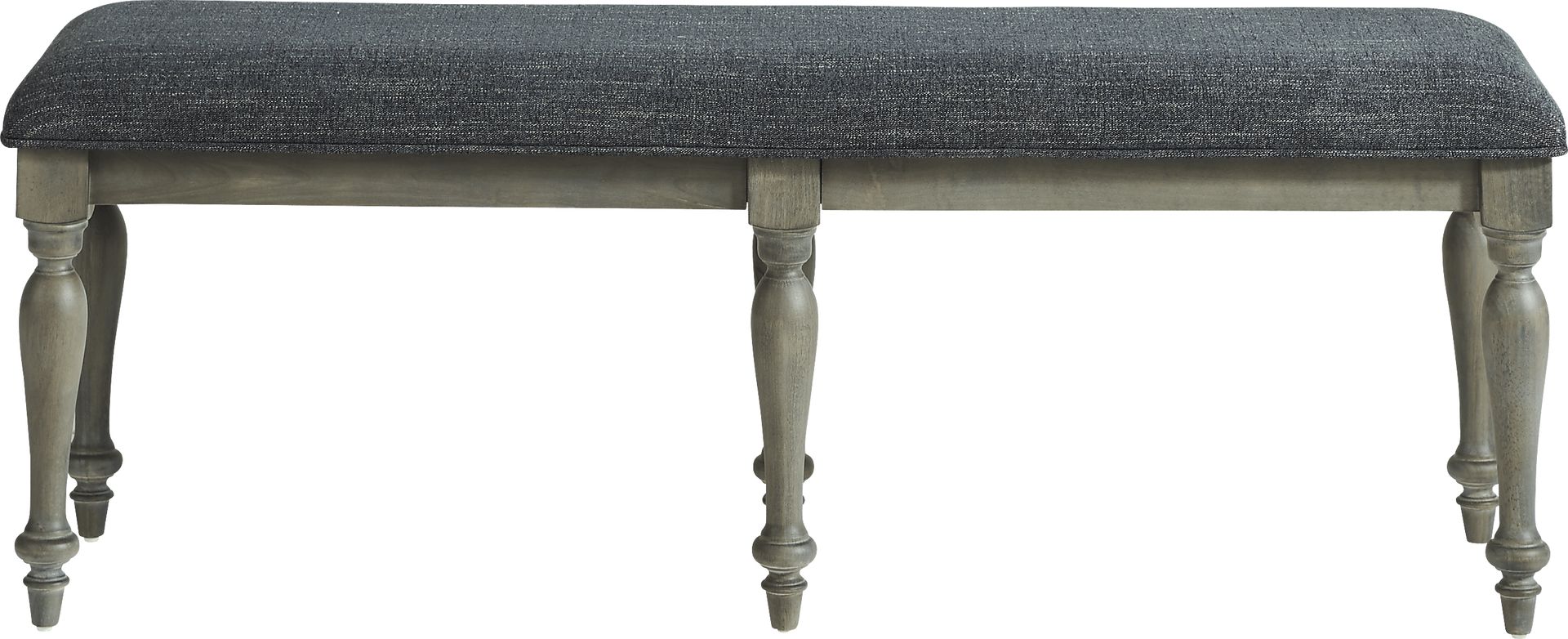 St. Simon Denim Upholstered Bench - Image 2