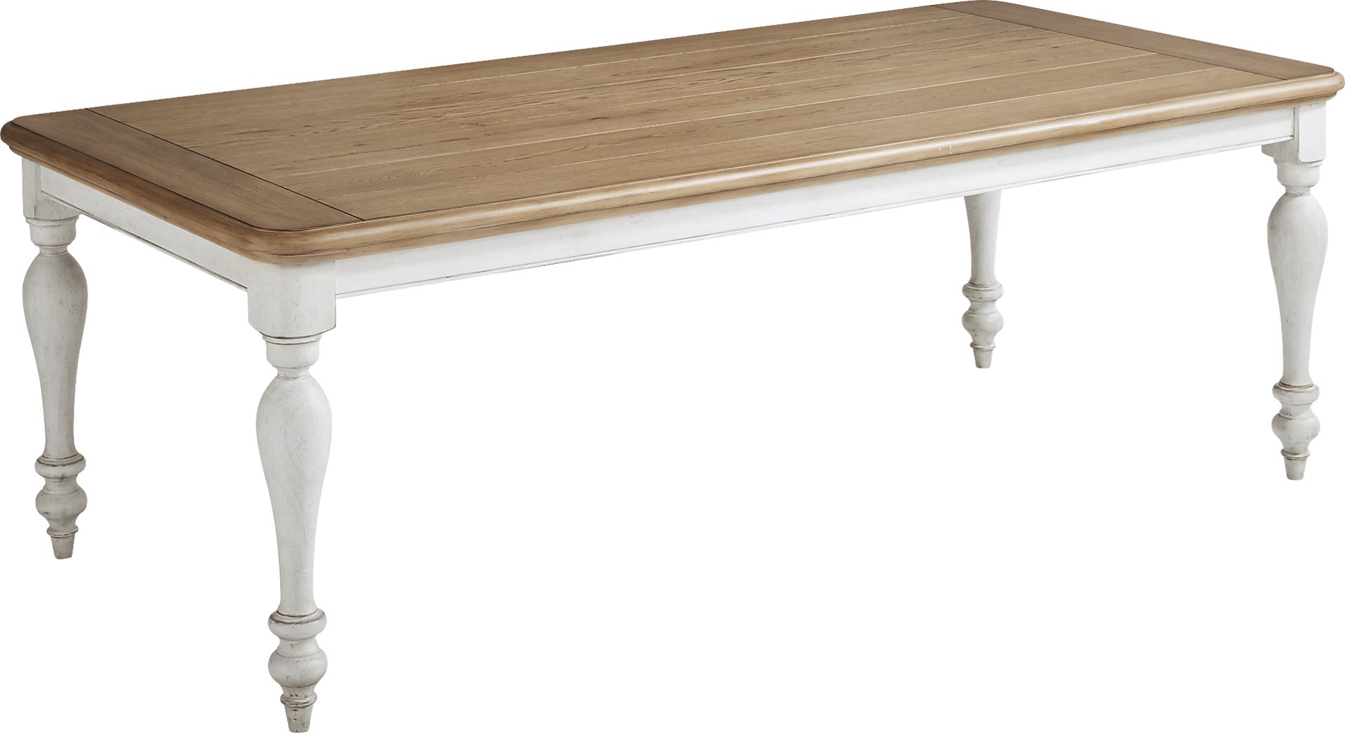 St. Simon White Rectangle Dining Table - Image 1