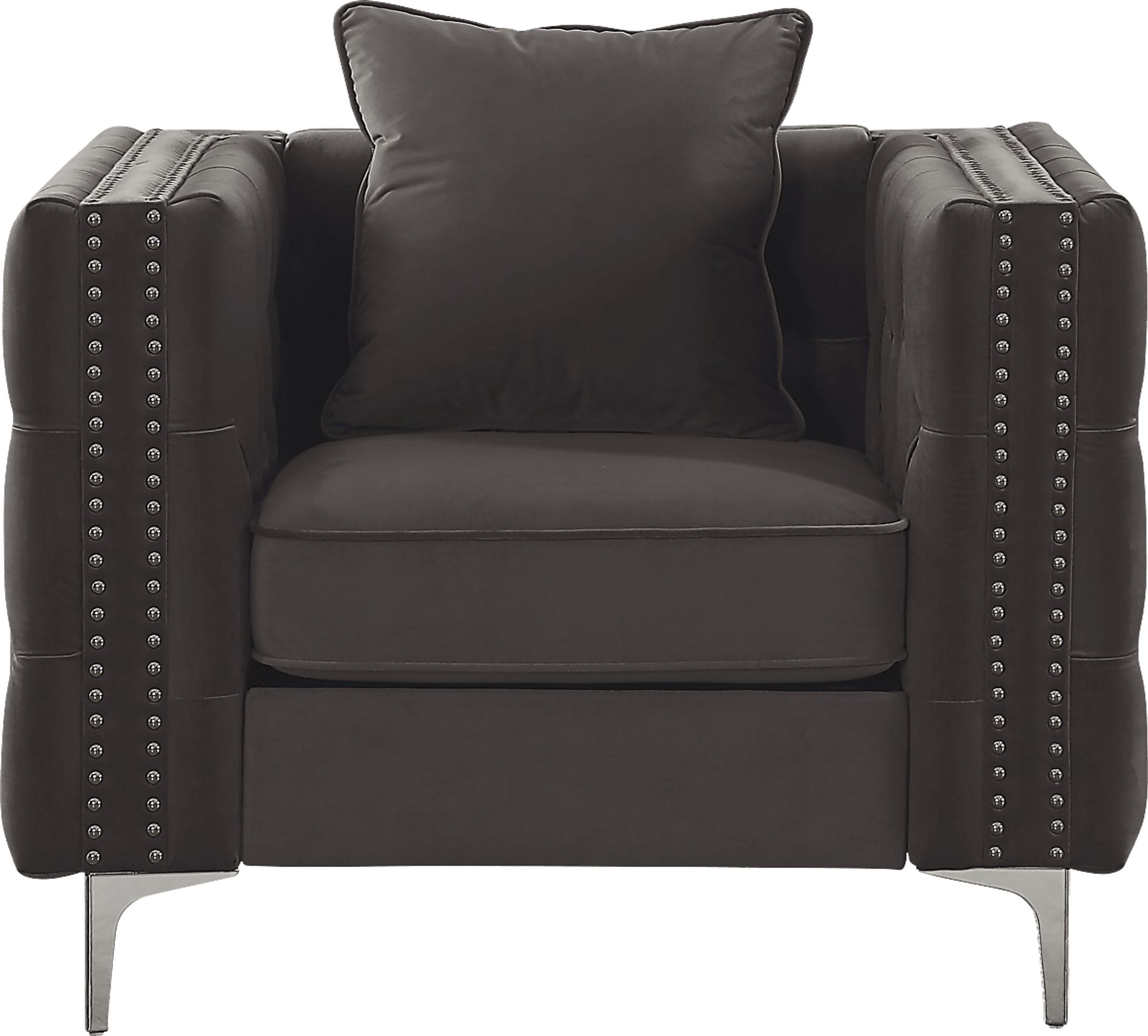 Staceyvette Dark Gray Accent Chair - Image 3