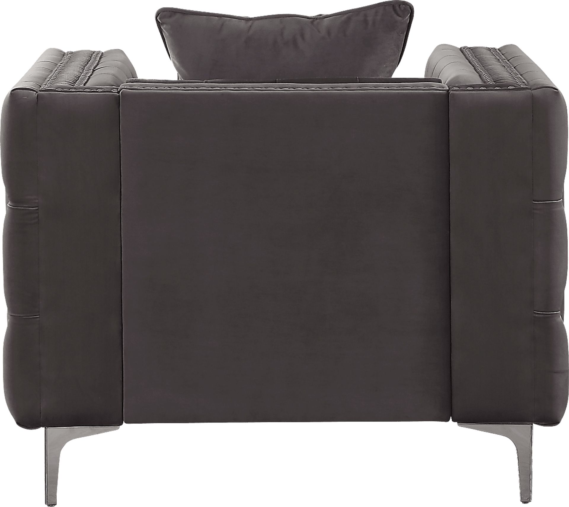Staceyvette Dark Gray Accent Chair - Image 4