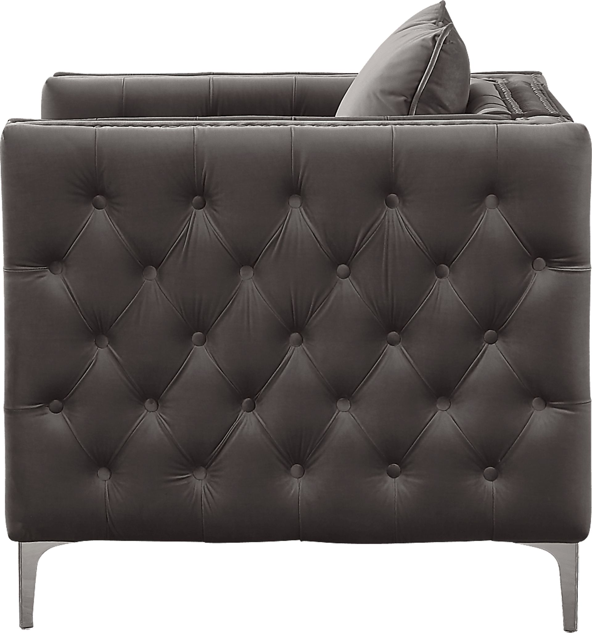 Staceyvette Dark Gray Accent Chair - Image 5