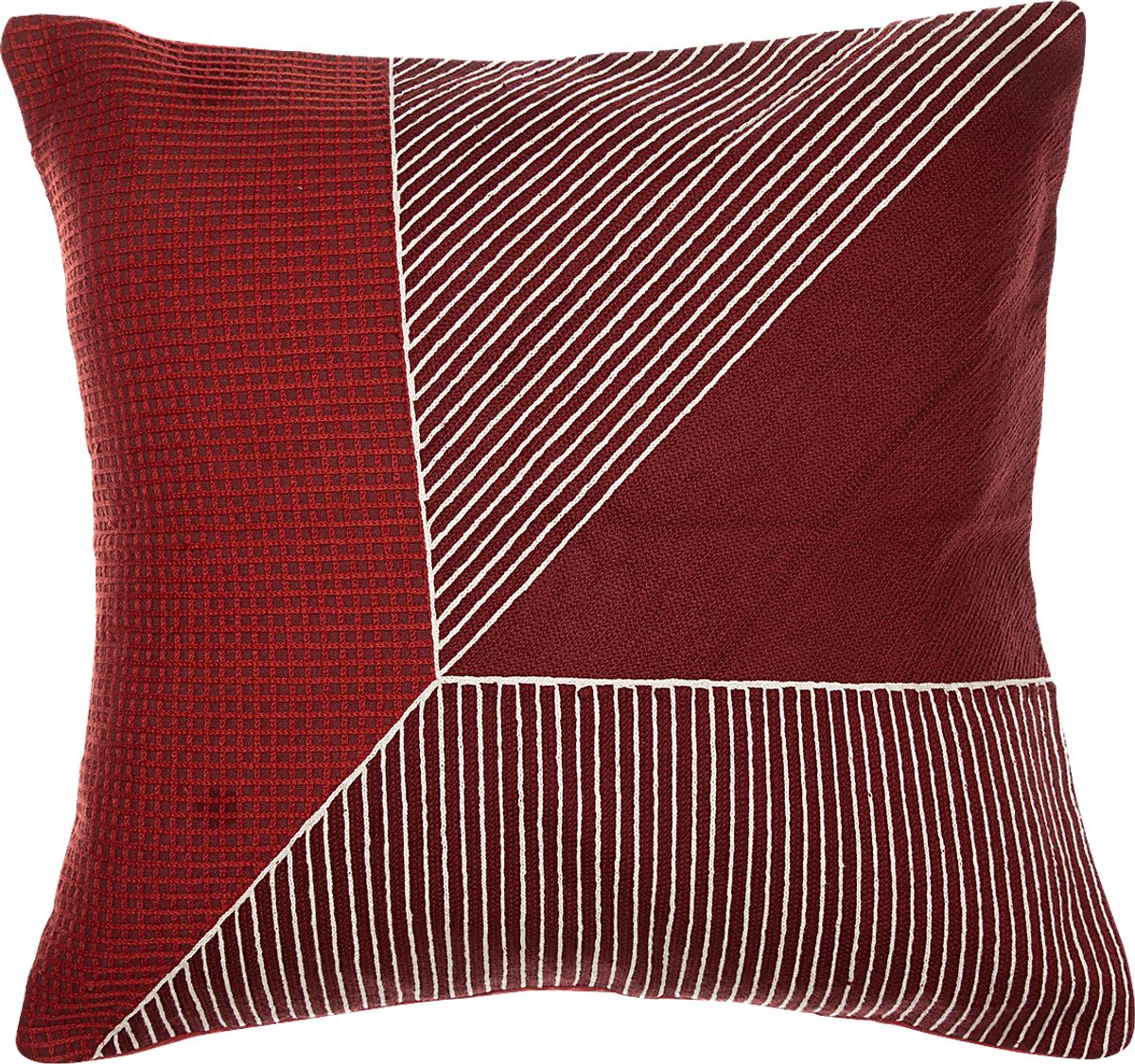 Stacy Garcia Jois Red,White Accent Pillow Rooms to Go