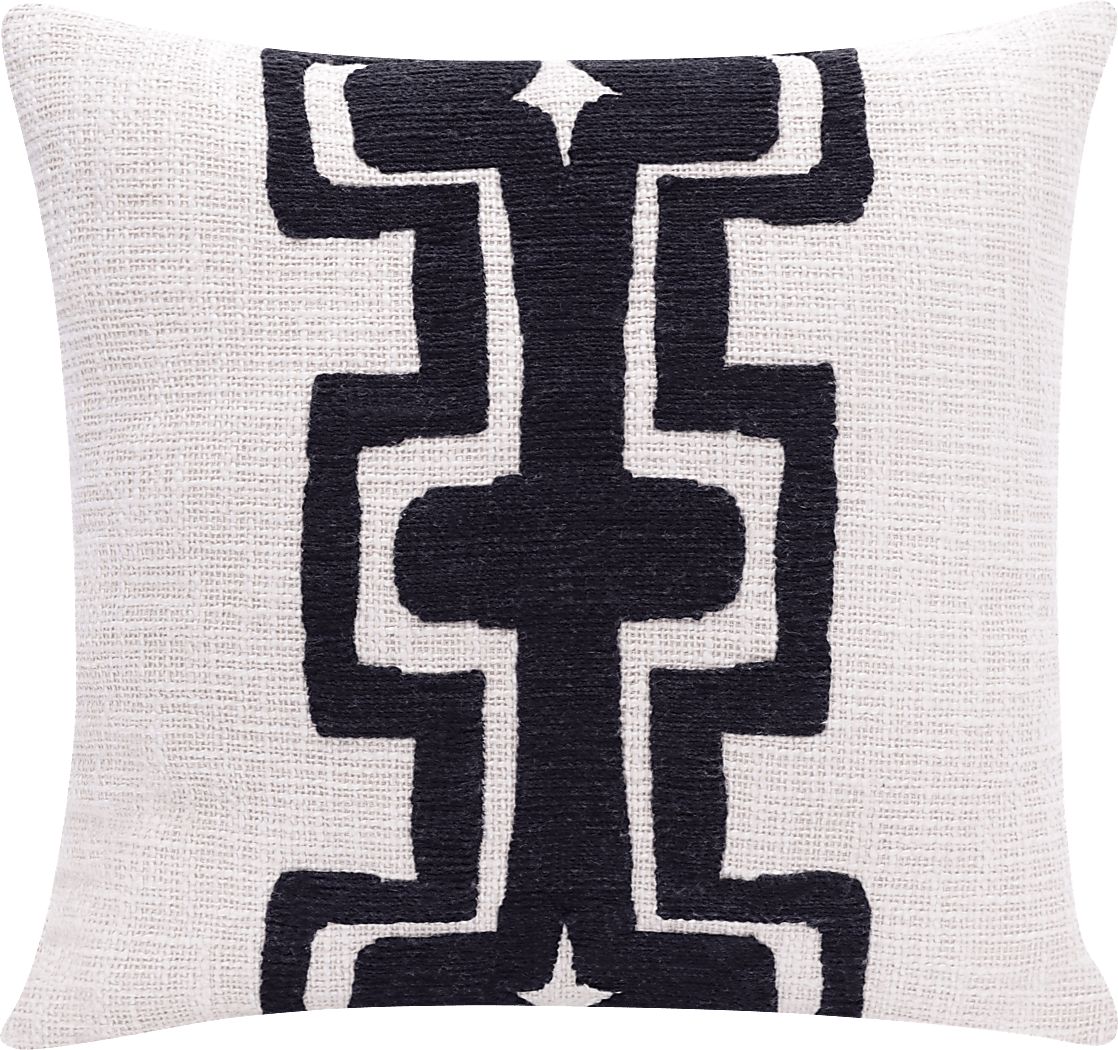 Stacy Garcia Sleo Black/Ivory Accent Pillow