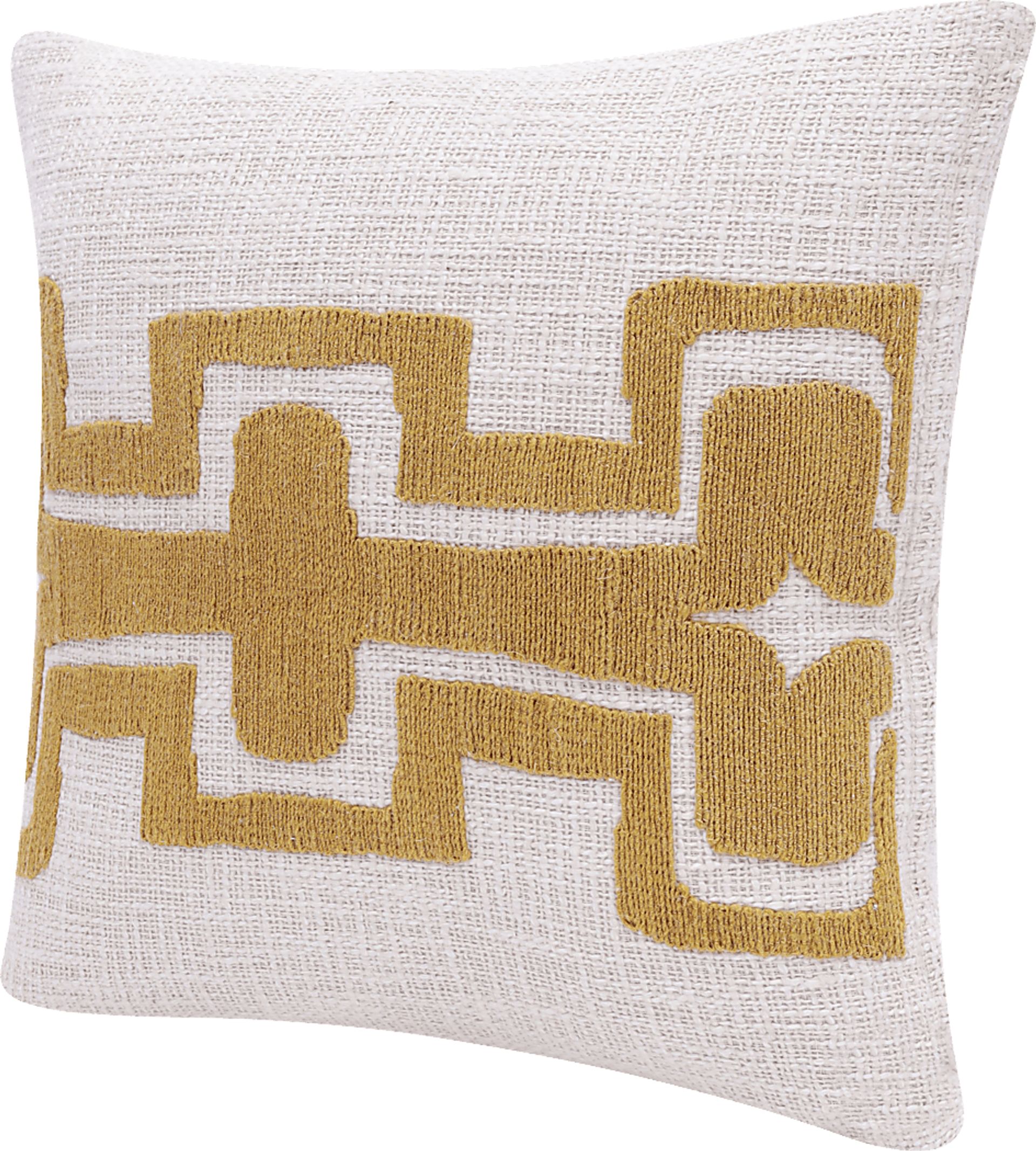 Stacy Garcia Sleo Yellow/Ivory Accent Pillow - Image 3