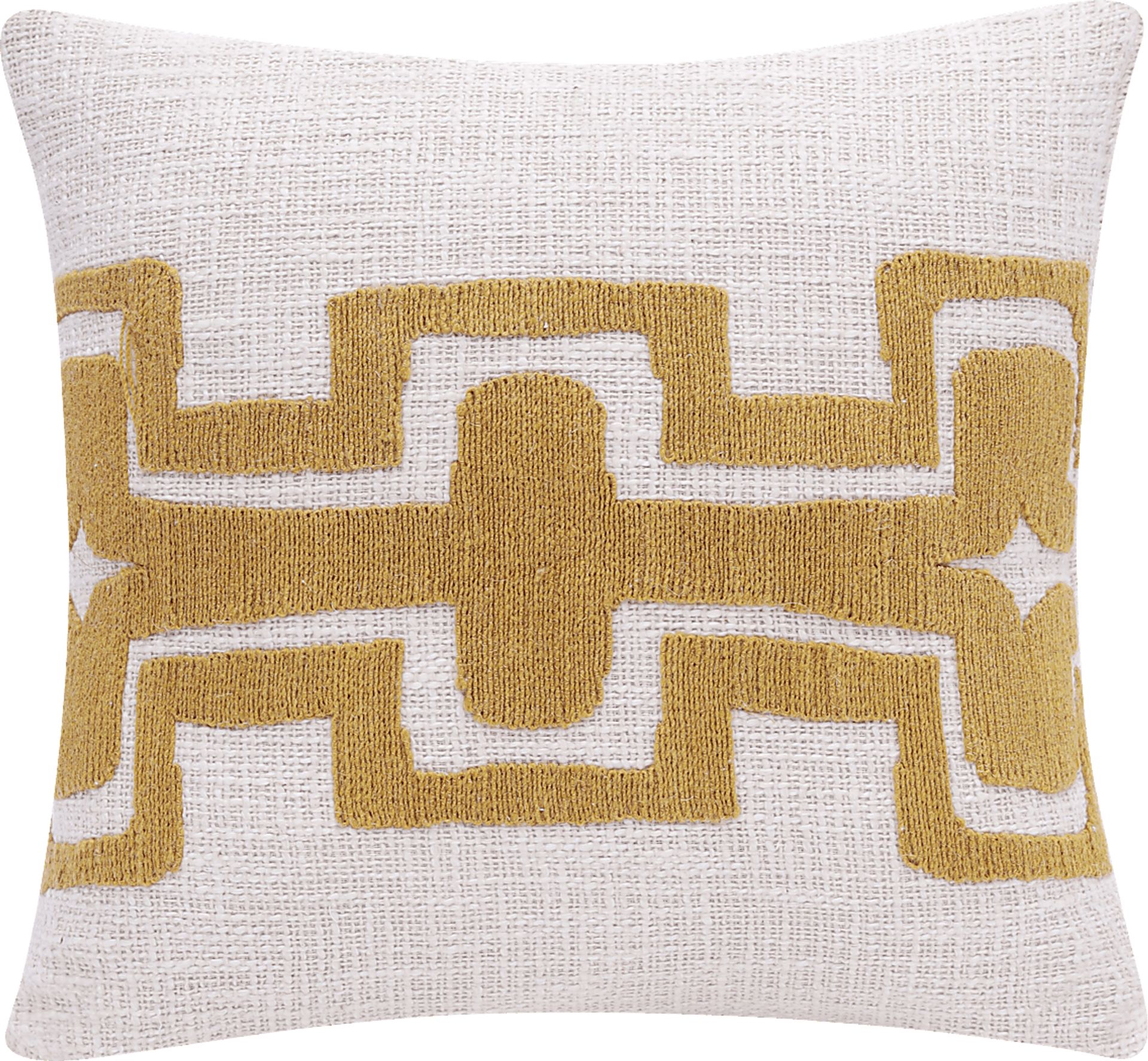 Stacy Garcia Sleo Yellow/Ivory Accent Pillow - Image 1