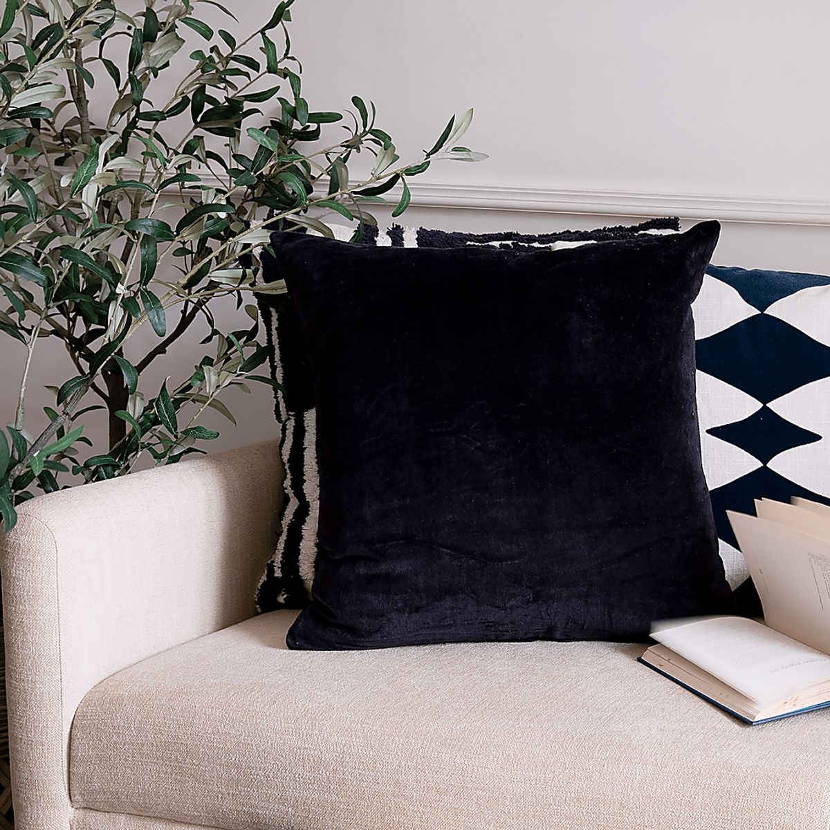 Black Accent Pillows