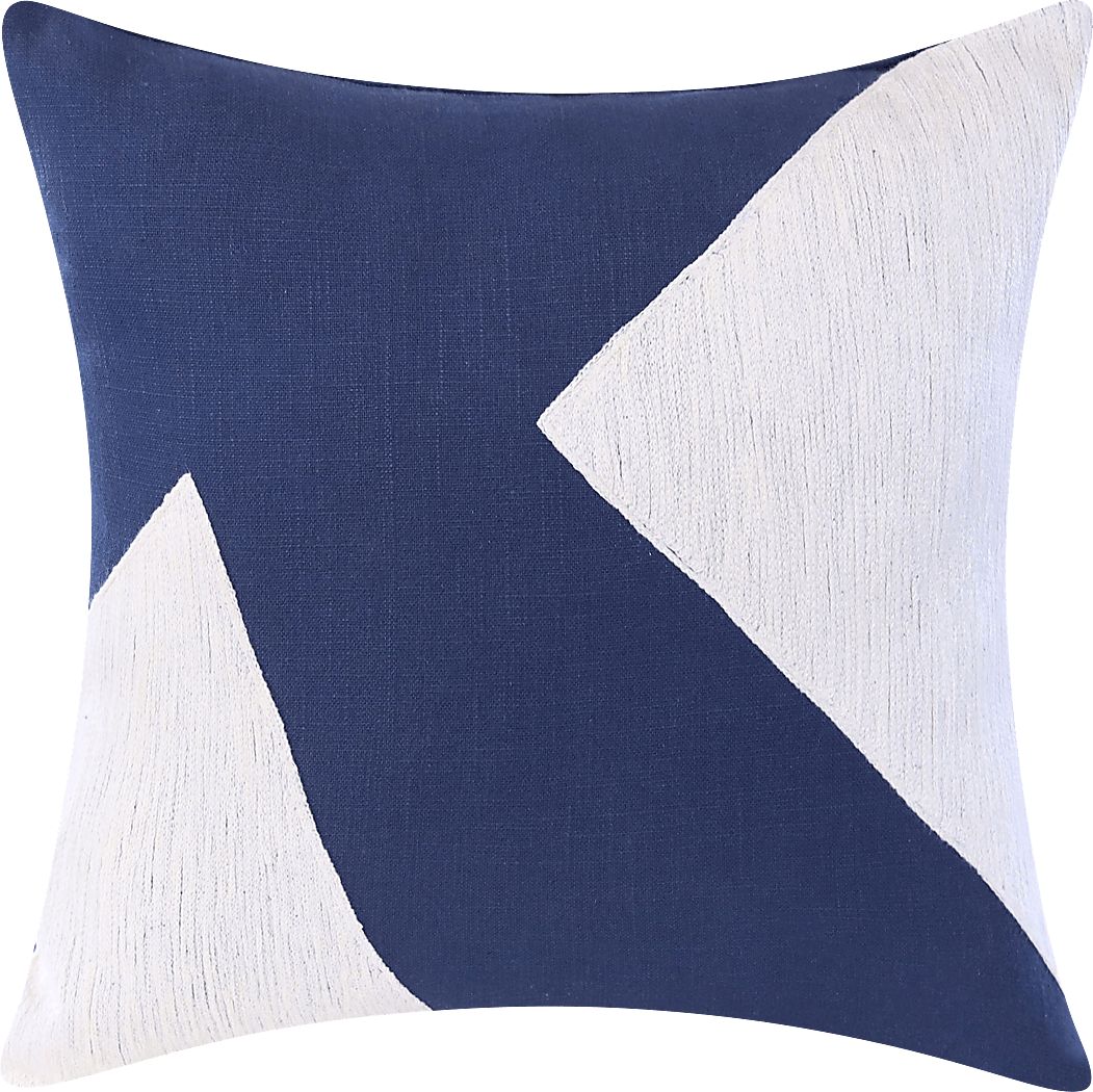 Stacy Garcia Upos Navy Accent Pillow