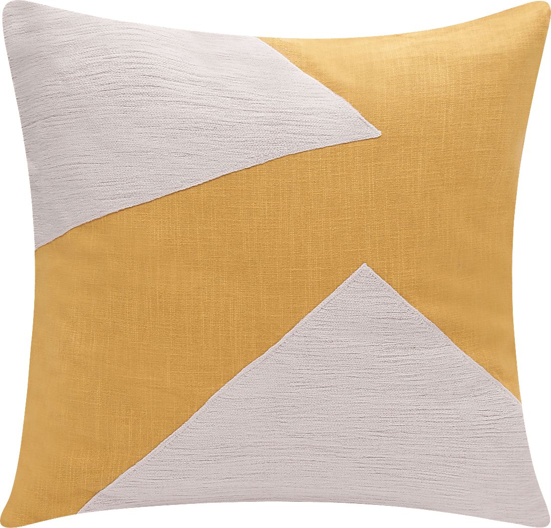 Stacy Garcia Upos Yellow Accent Pillow