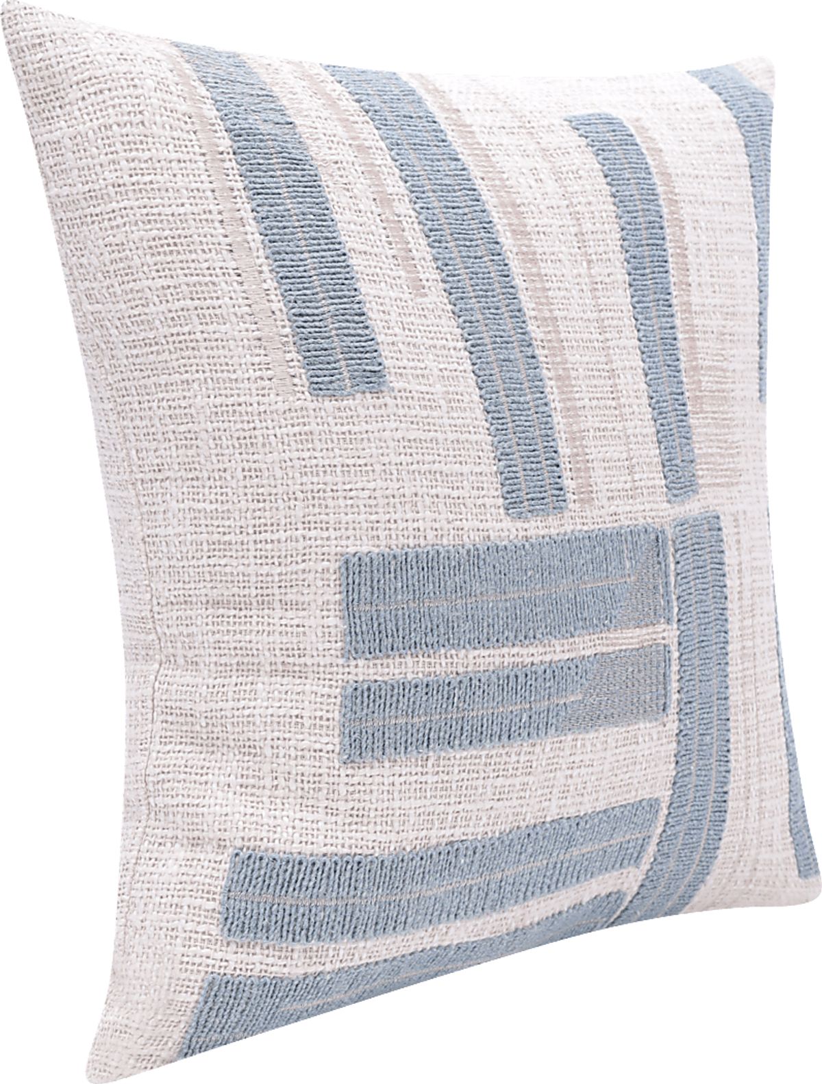 Stacy Garcia Vluad Blue,Ivory Beige,Blue Accent Pillow Rooms to Go