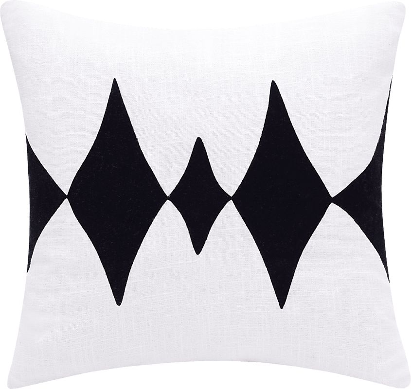 Stacy Garcia Vril Black/White Accent Pillow