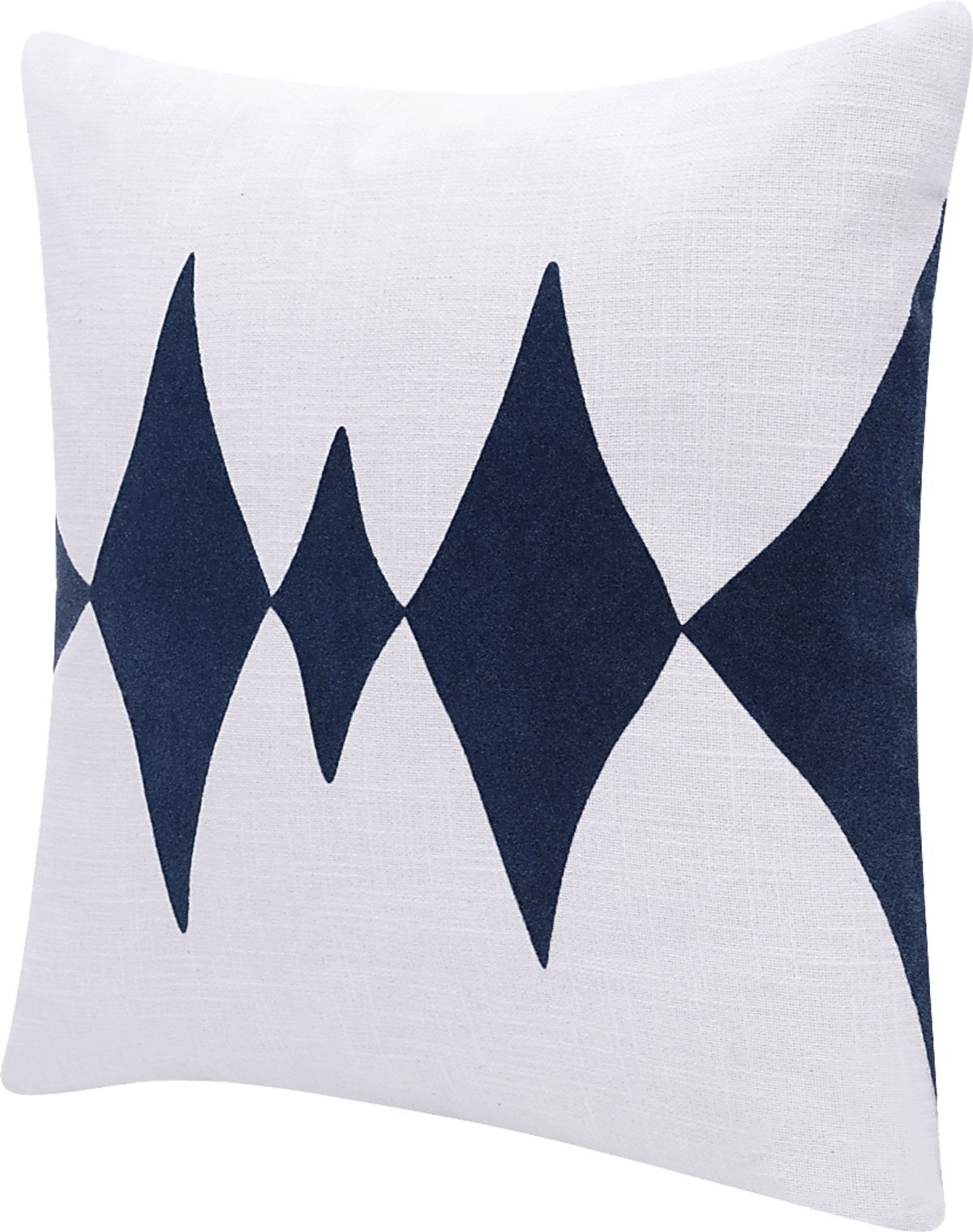 Stacy Garcia Vril Dark Blue,White Accent Pillow Rooms to Go