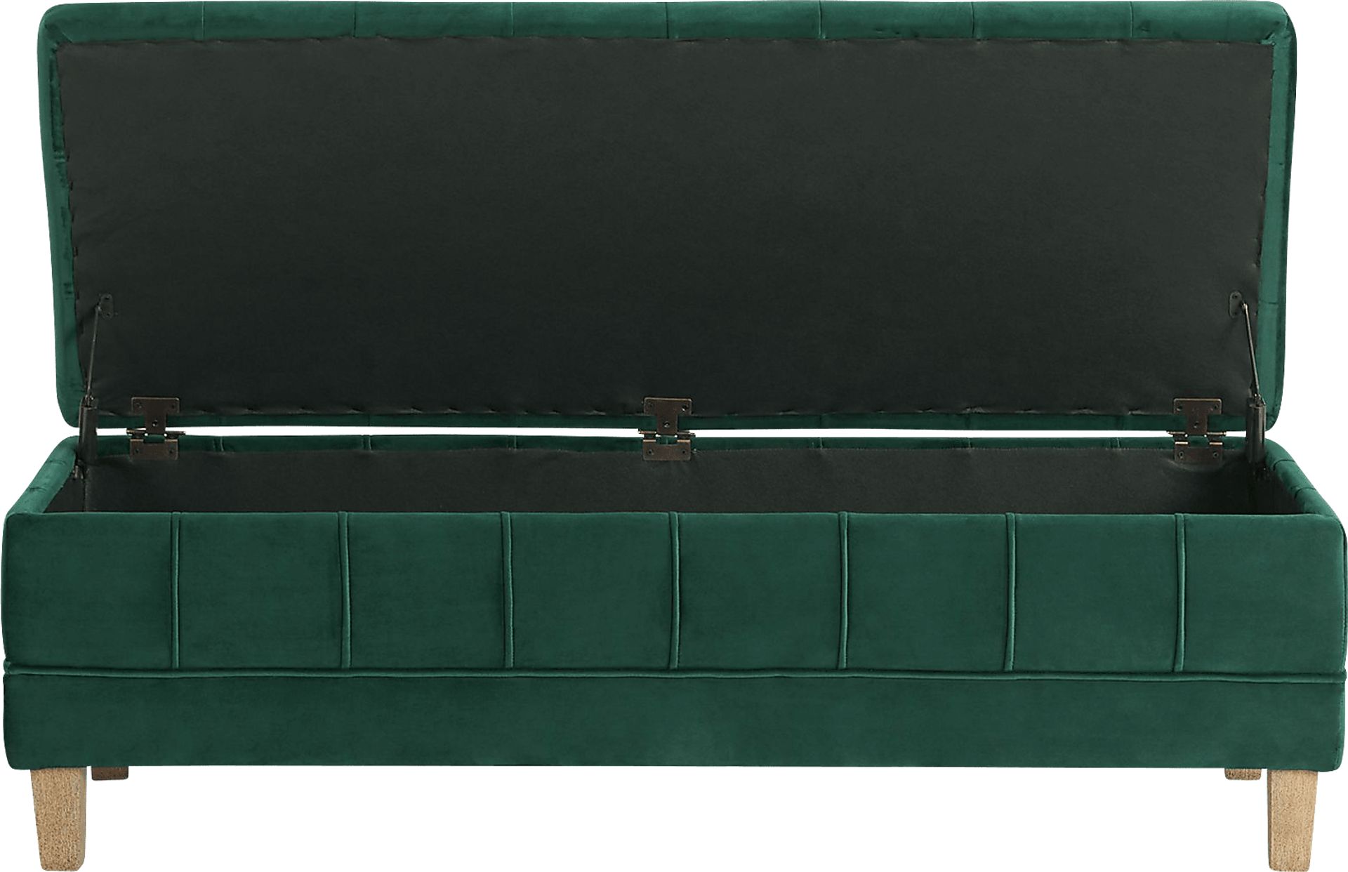 Staffordshire Emerald Storage Ottoman - Image 8