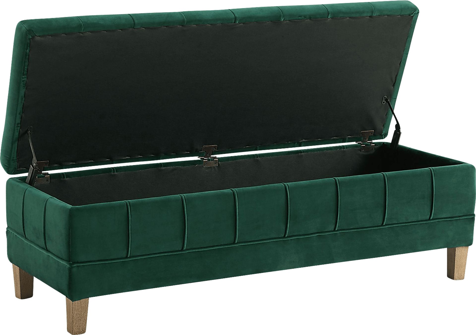 Staffordshire Emerald Storage Ottoman - Image 9