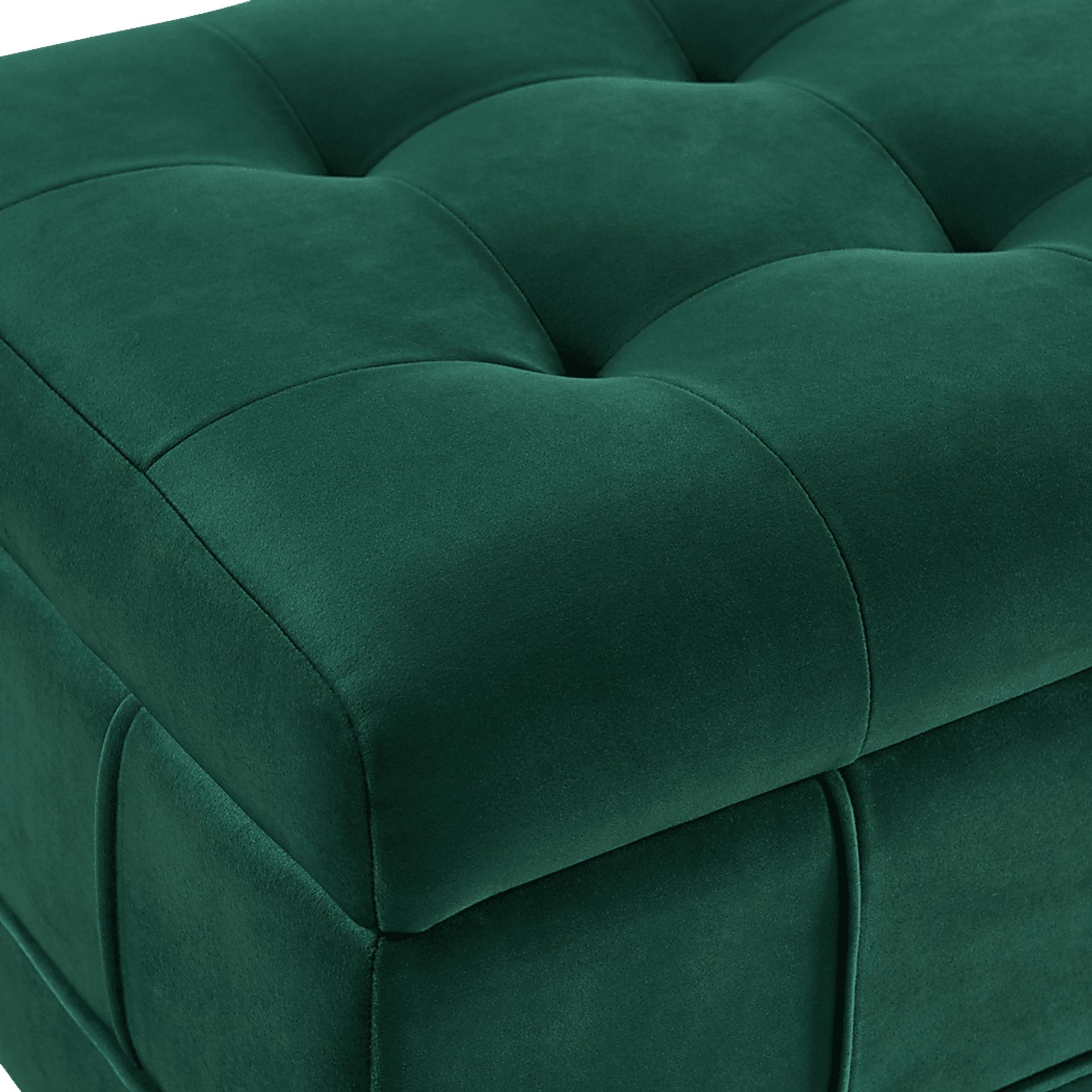 Staffordshire Emerald Storage Ottoman - Image 6