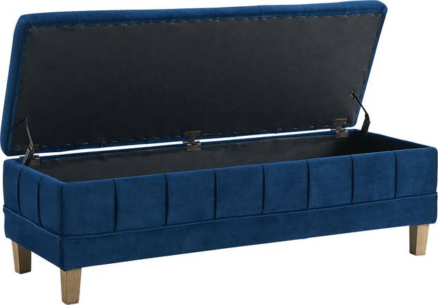 Staffordshire Navy Storage Ottoman - Thumbnail - Image 10