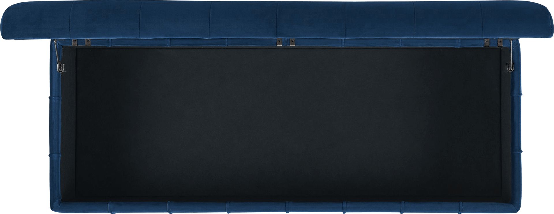 Staffordshire Navy Storage Ottoman - Image 7