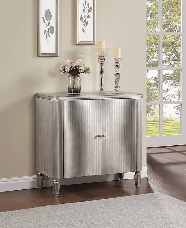 Staffwood Champagne Accent Cabinet - Thumbnail - Image 2