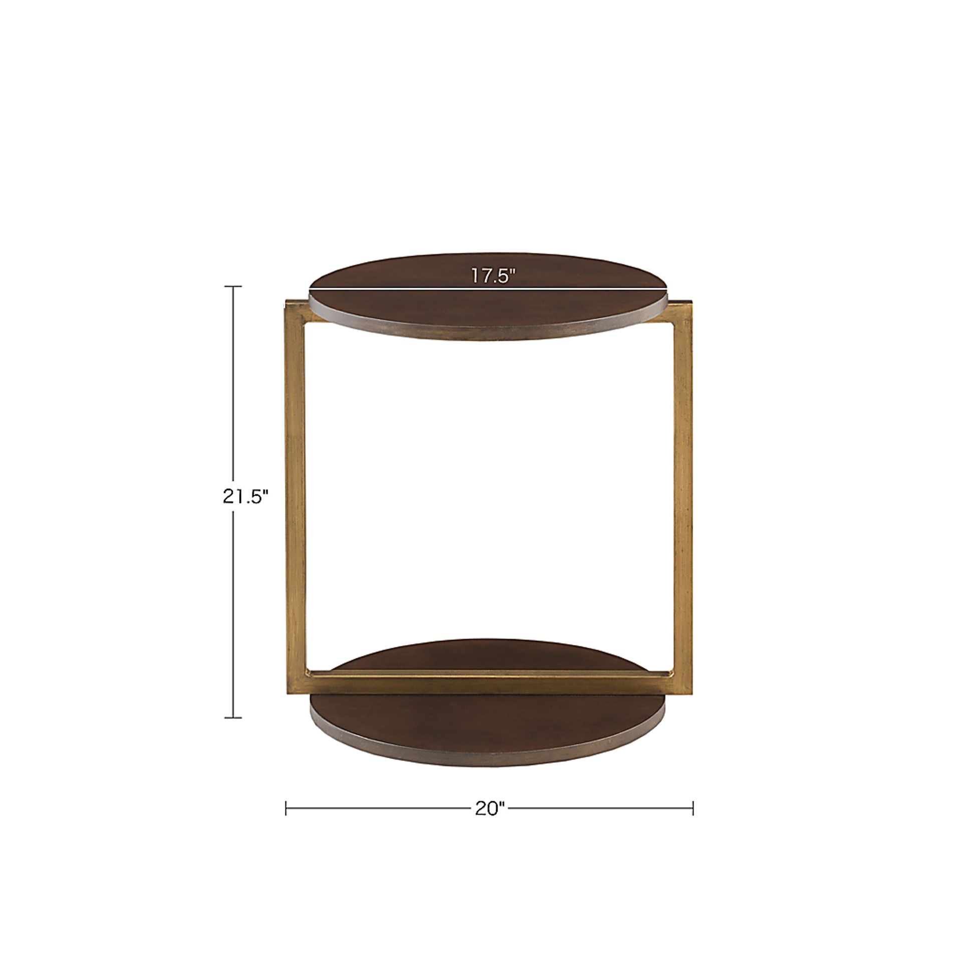 Staghill Brown Accent Table - Image 6