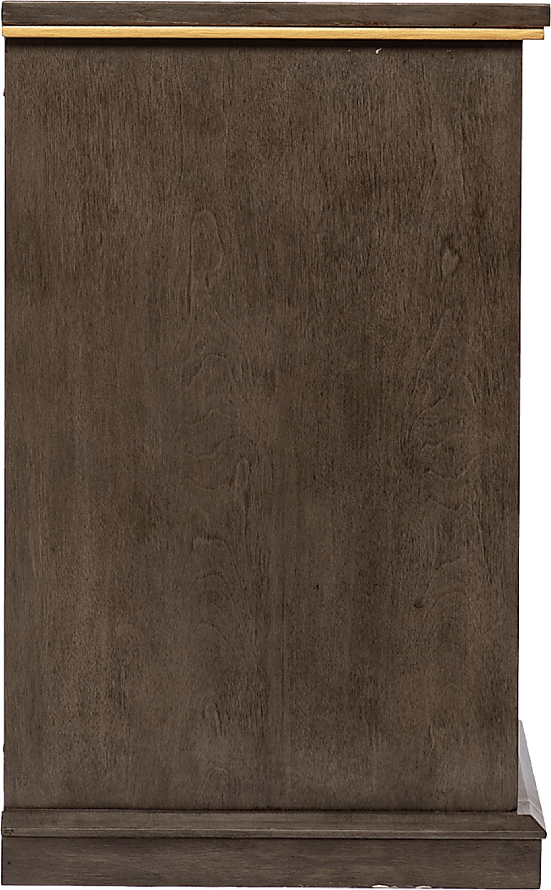 Stagwood II Brown 60 in. Console With Electric Log Fireplace - Image 3