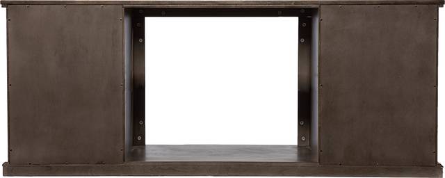 Stagwood II Brown 60 in. Console With Electric Log Fireplace - Thumbnail - Image 4