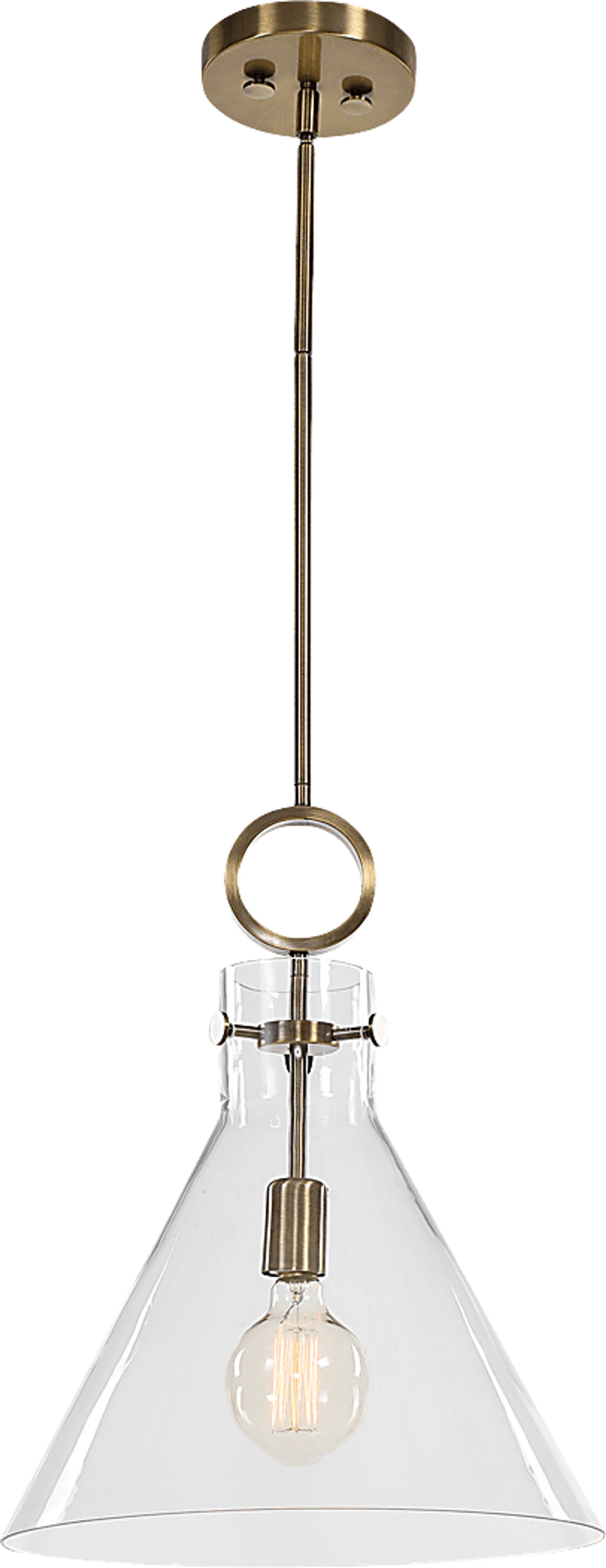 Stahl Street Brass Pendant - Image 1