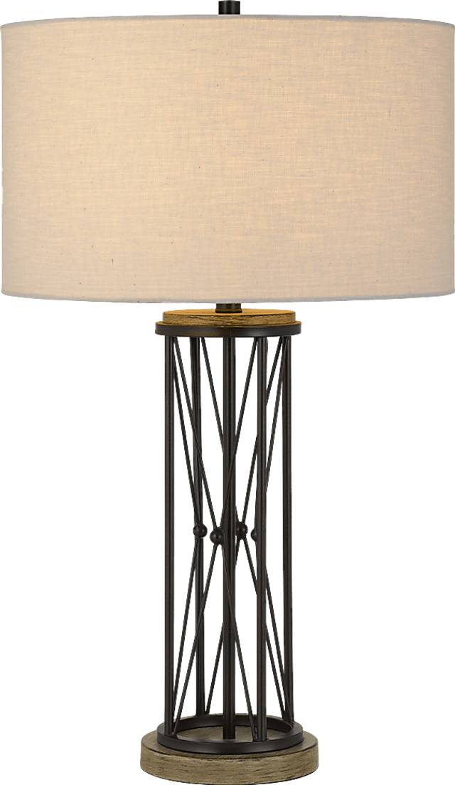 Staker Circle Black Lamp - Thumbnail - Image 2