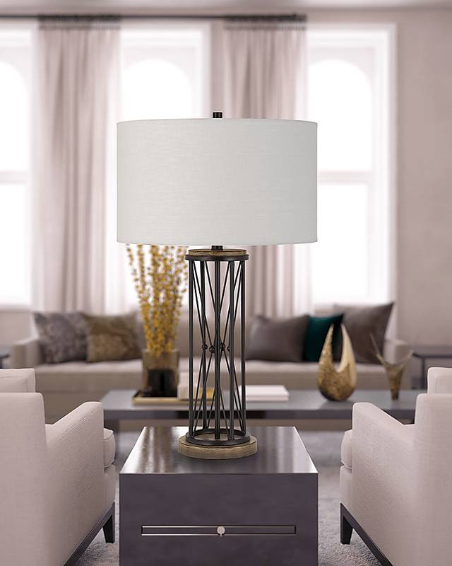 Staker Circle Black Lamp - Thumbnail - Image 3