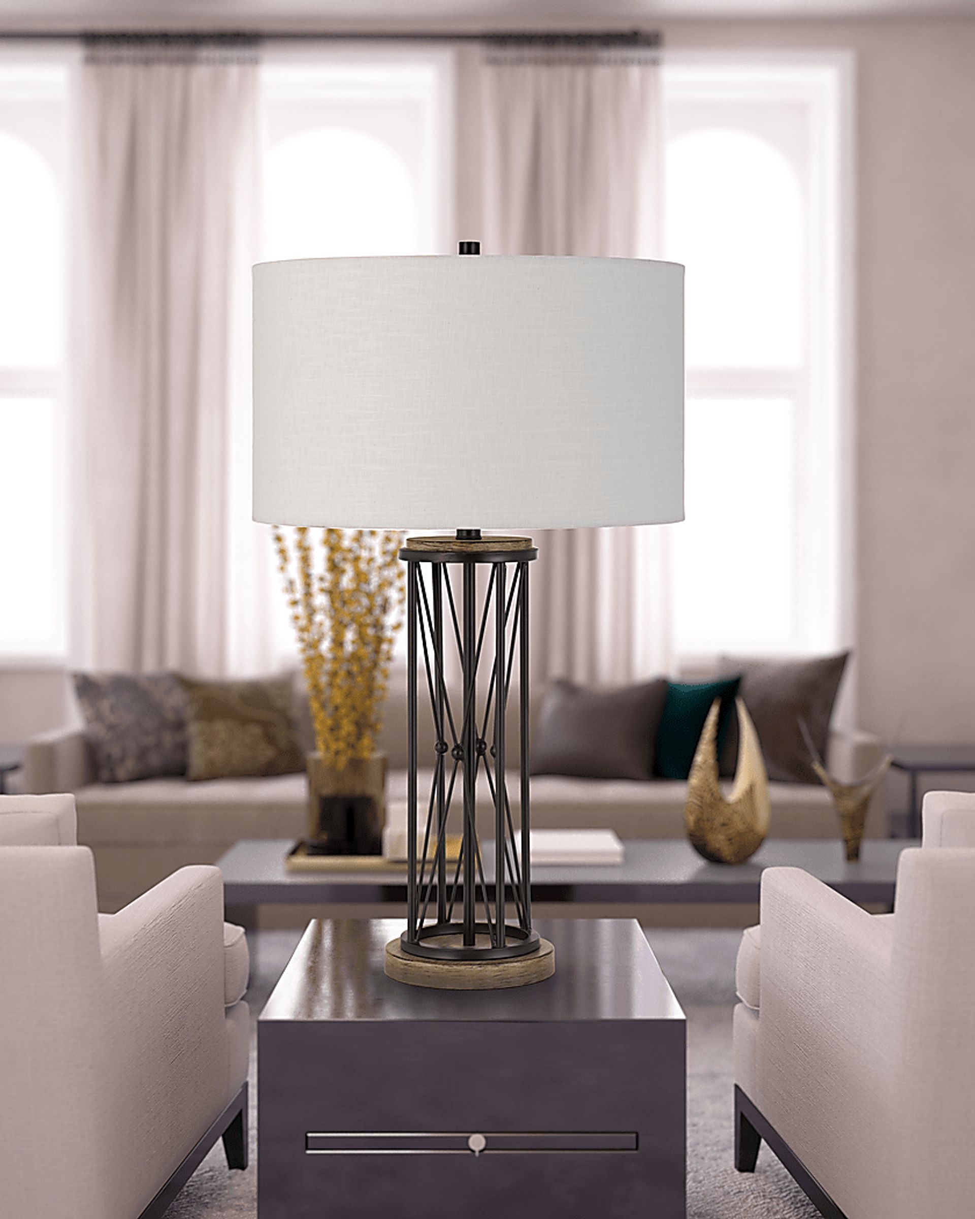 Staker Circle Black Lamp - Image 3