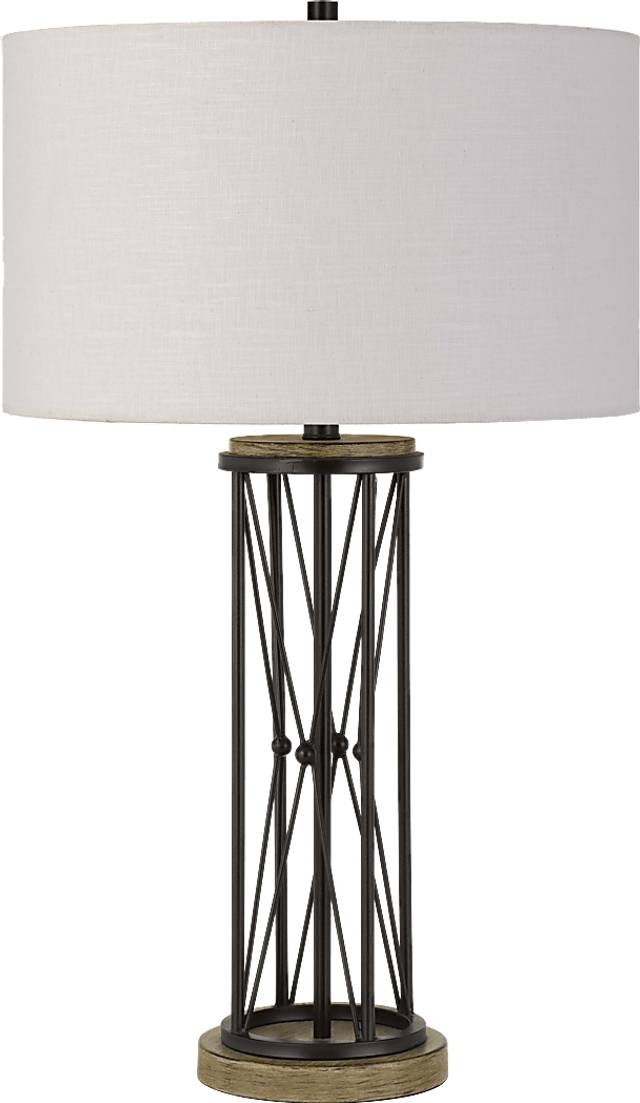 Staker Circle Black Lamp - Thumbnail - Image 1