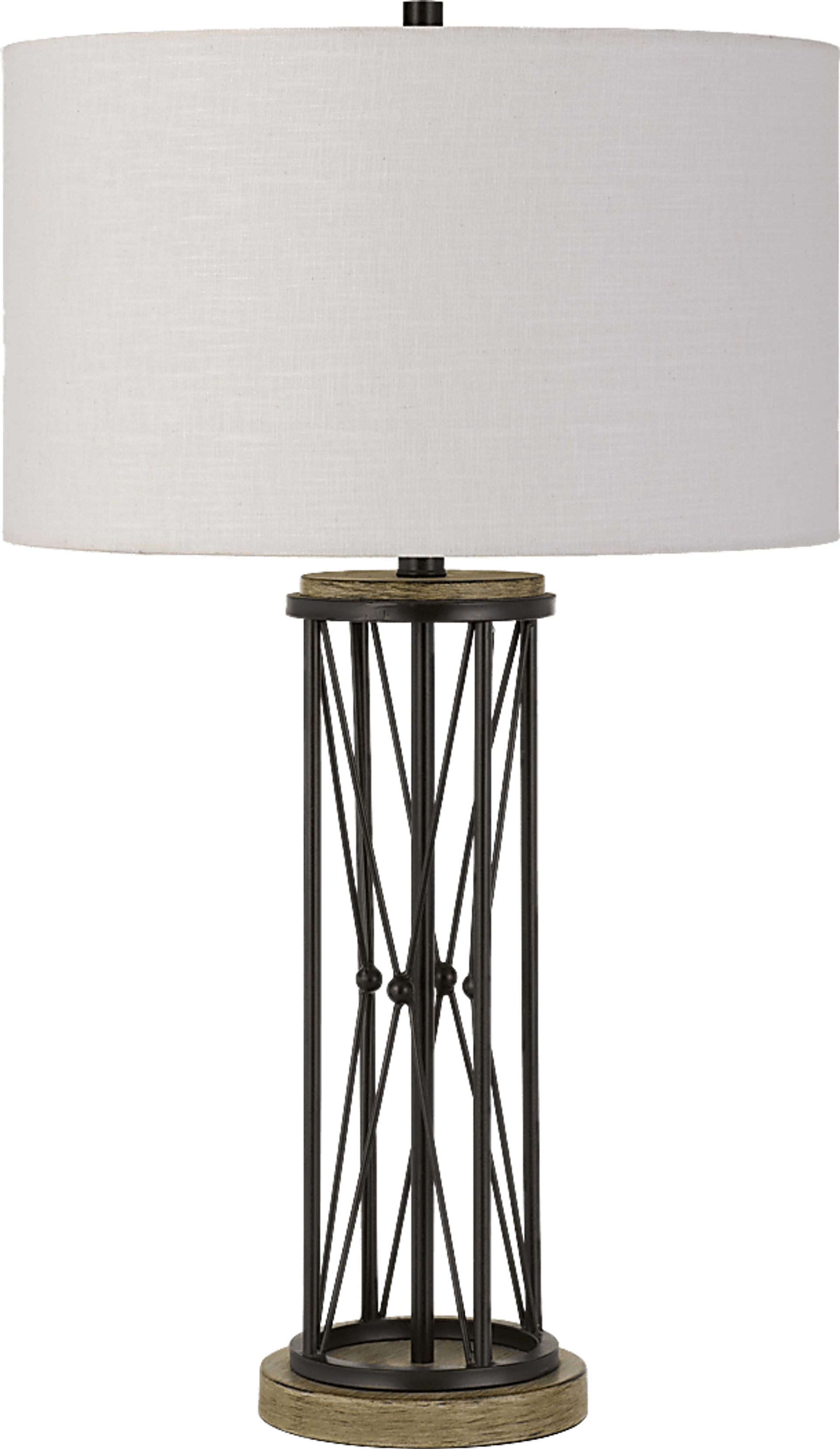 Staker Circle Black Lamp - Image 1