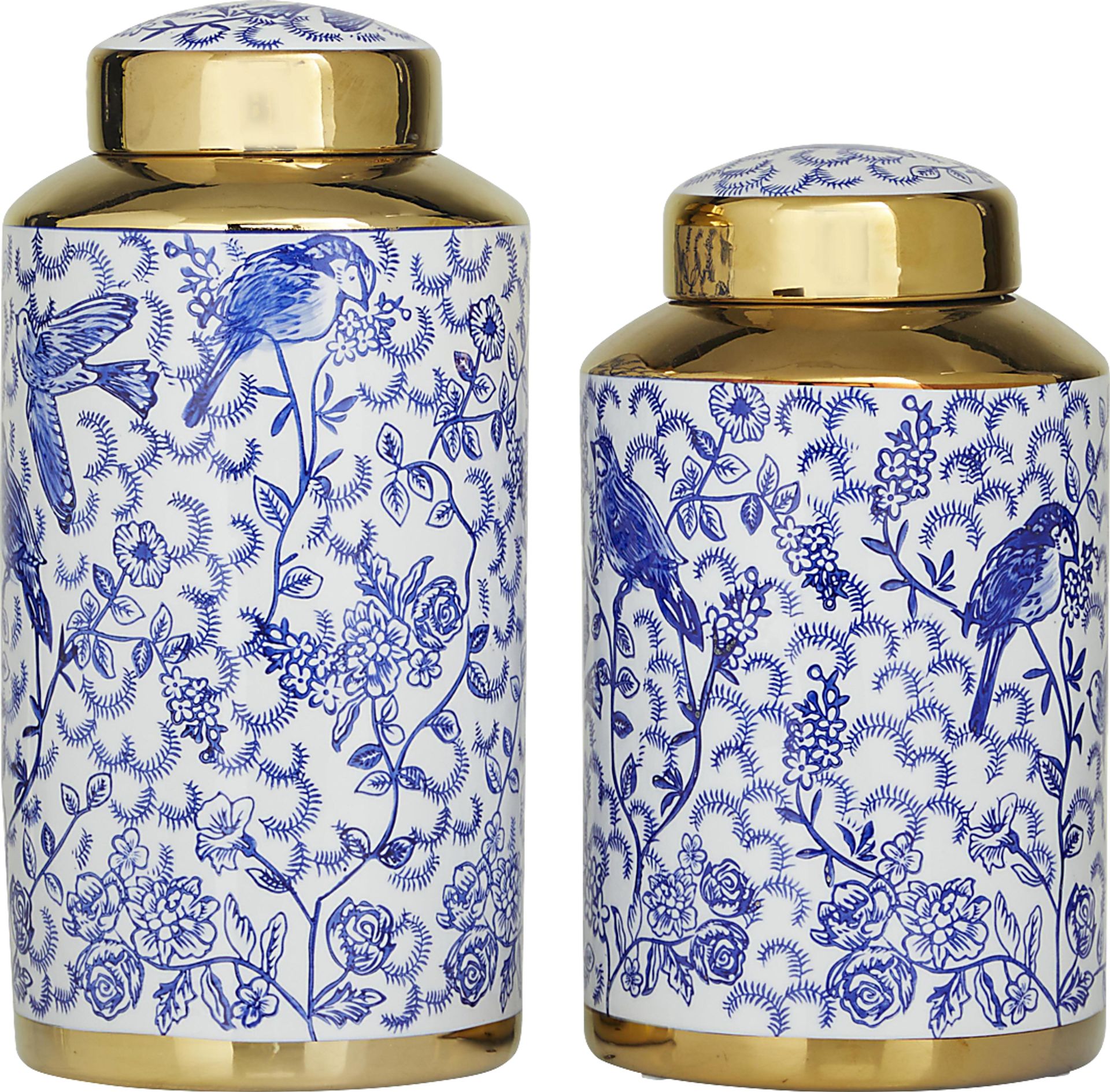 Stalto Blue Jar, Set of 2 - Image 5