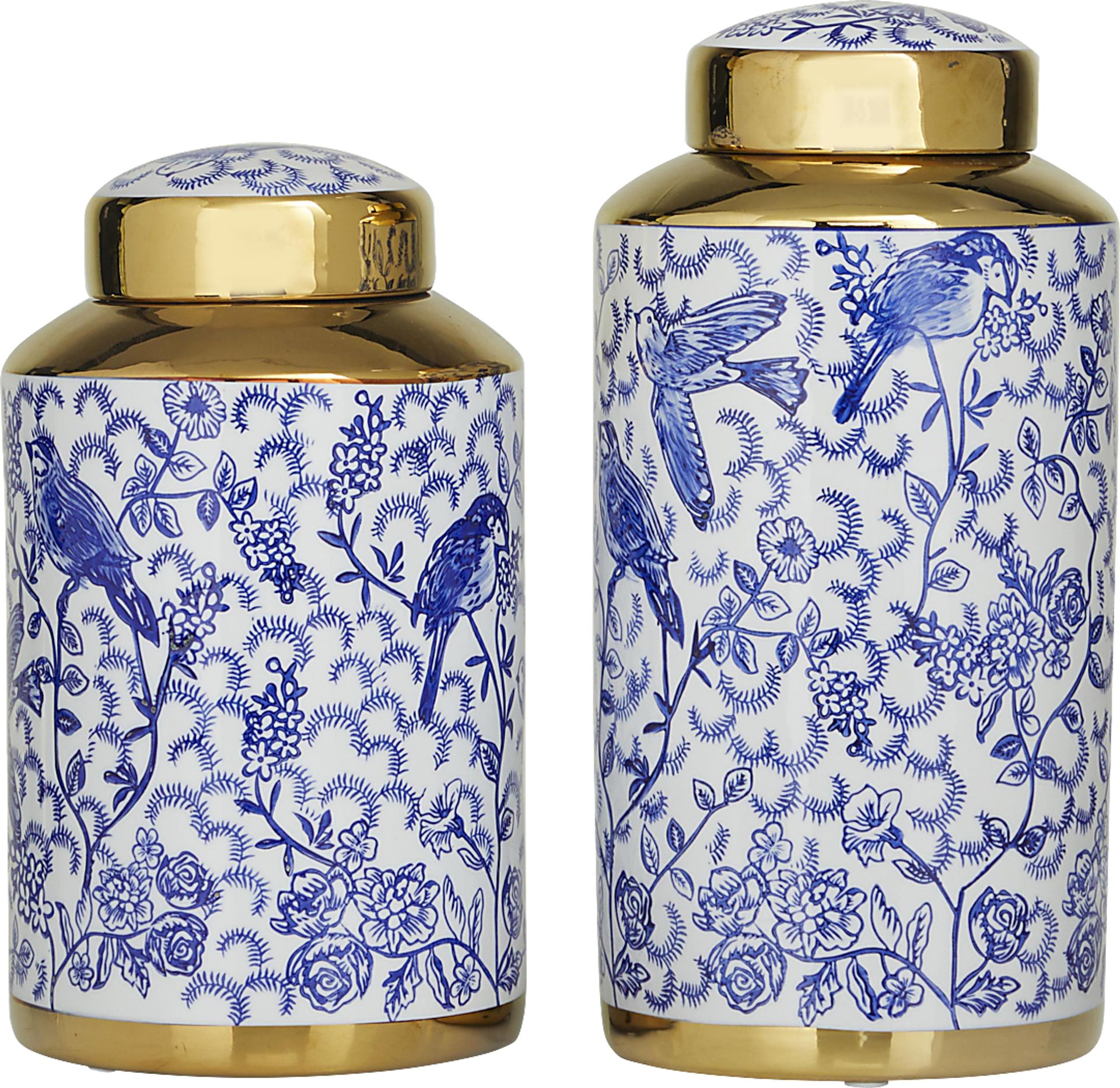 Stalto Blue Jar, Set of 2 - Image 1