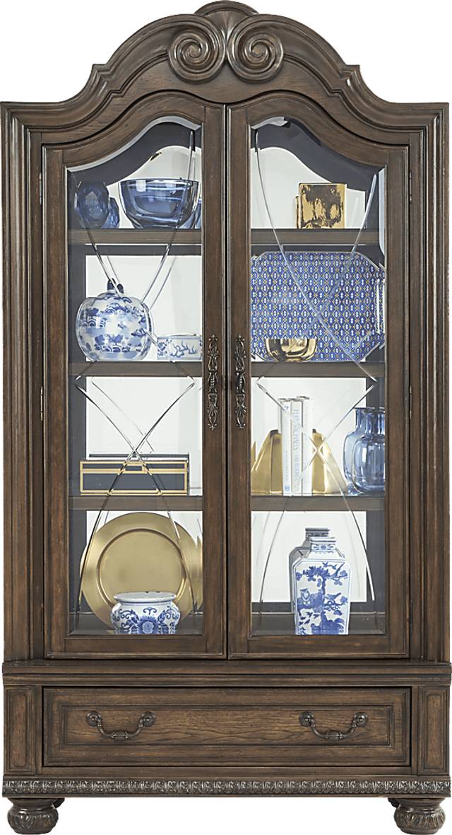 Stalton Estate Brown 2 Pc Curio - Thumbnail - Image 2