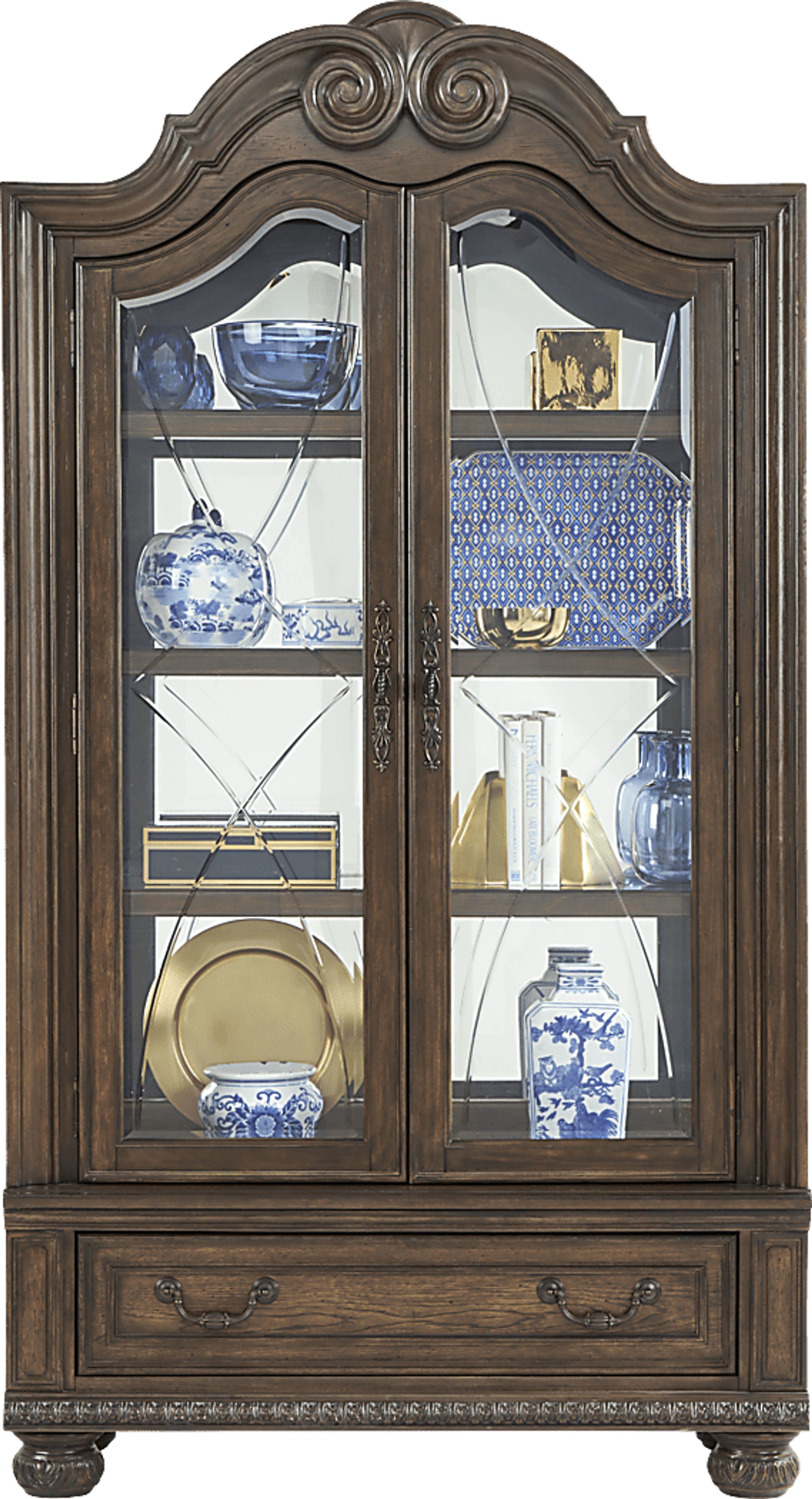 Stalton Estate Brown 2 Pc Curio - Image 2