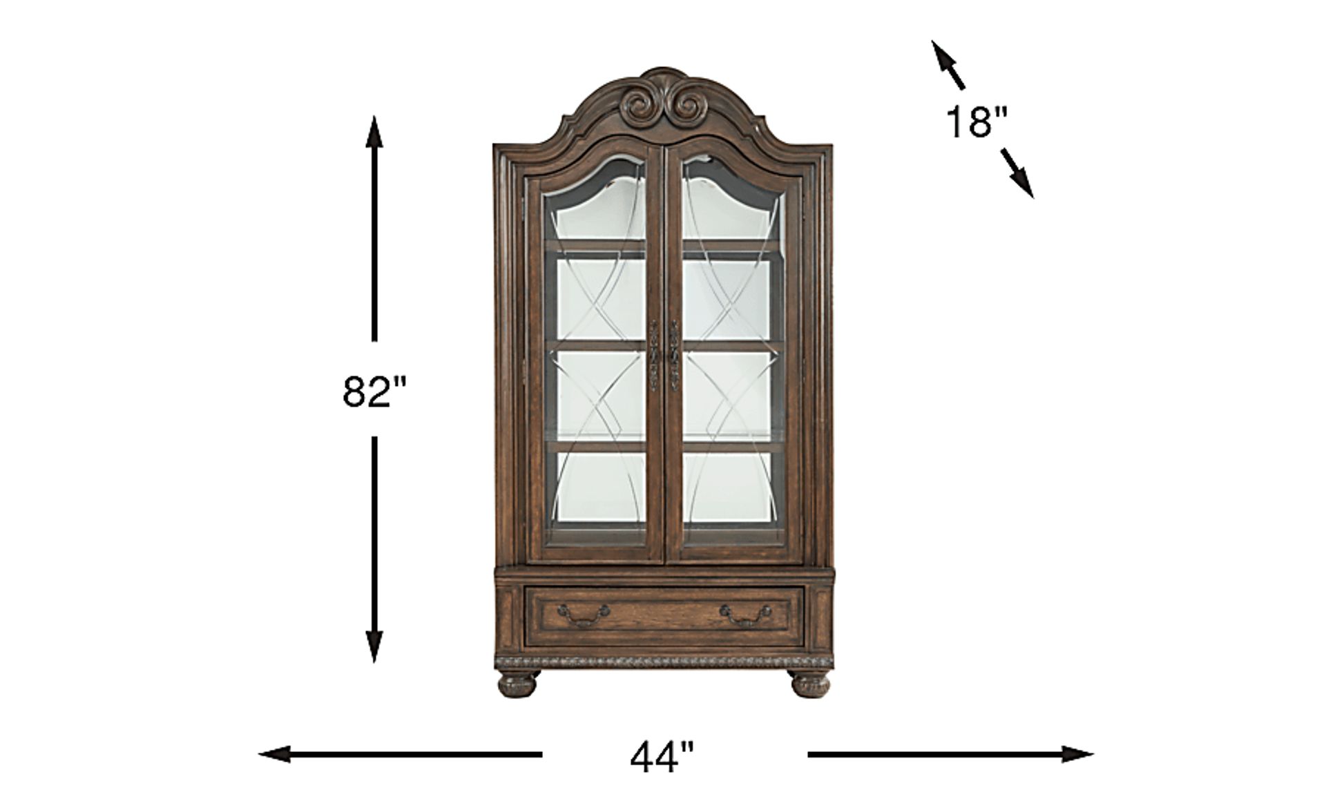 Dimension Image. Please refer to the Dimension Tab on this page for dimension details.