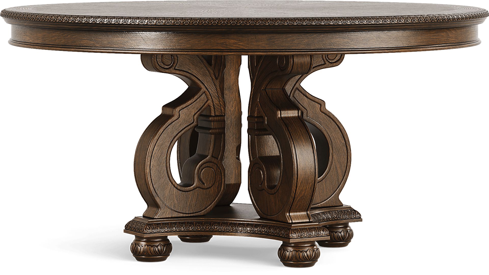 Stalton Estate Brown Round Dining Table - Image 1