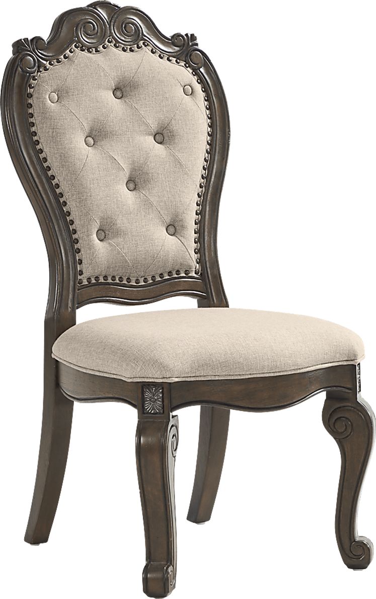 Stalton Estate Brown Upholstered Side Chair