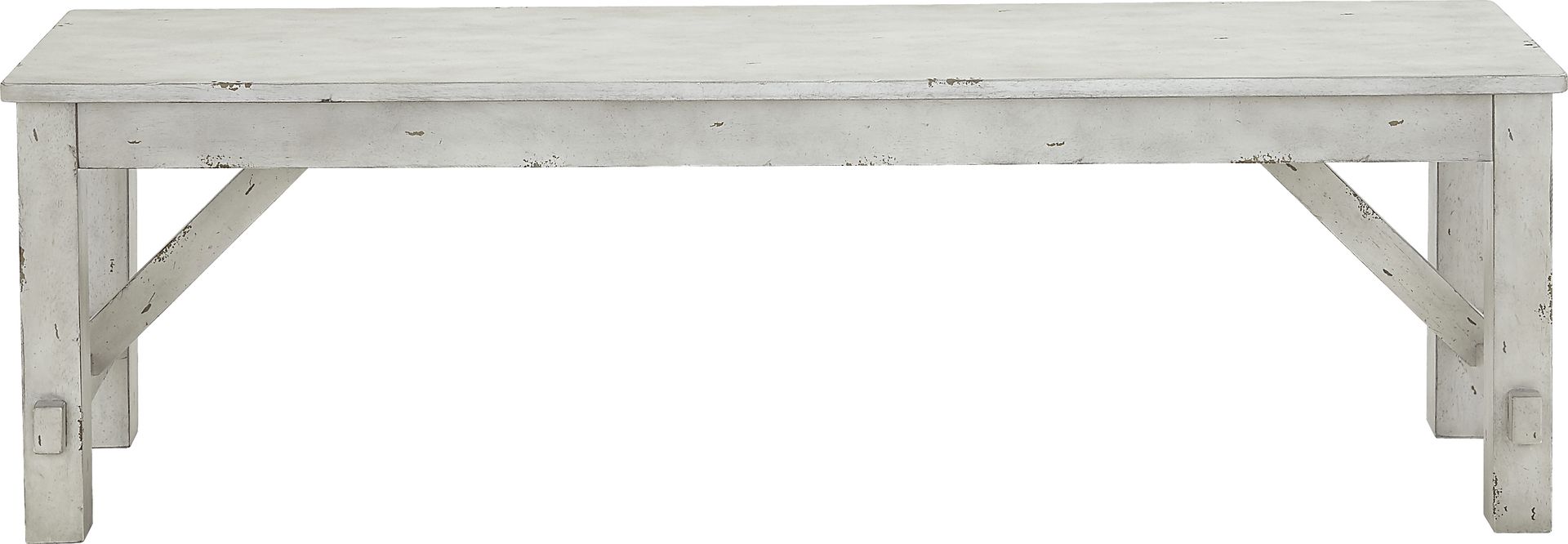 Stana White Dining Bench - Image 2