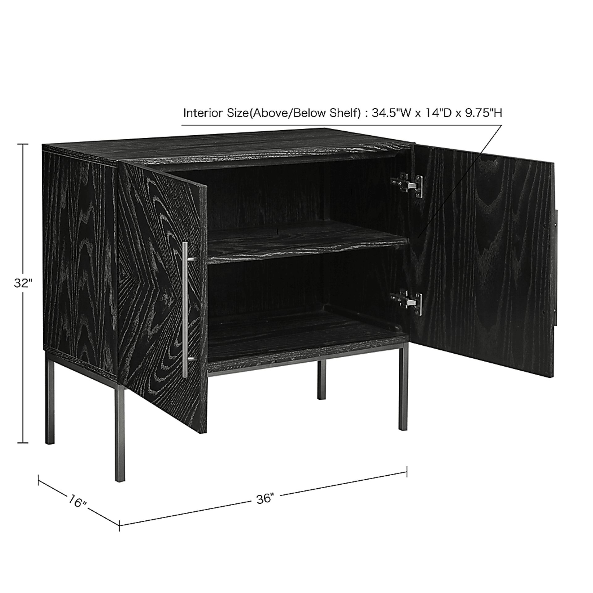 Standifer Black Accent Cabinet - Image 10