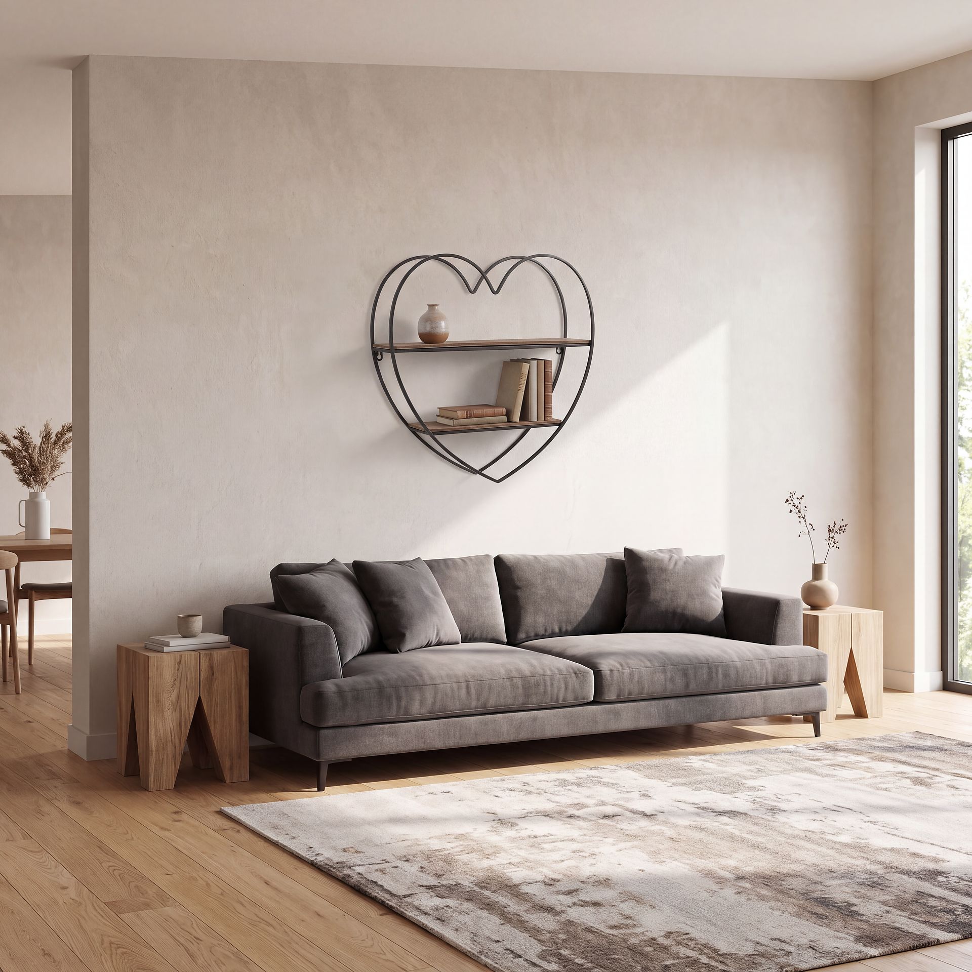 Stanfiel Black Wall Shelf - Image 4