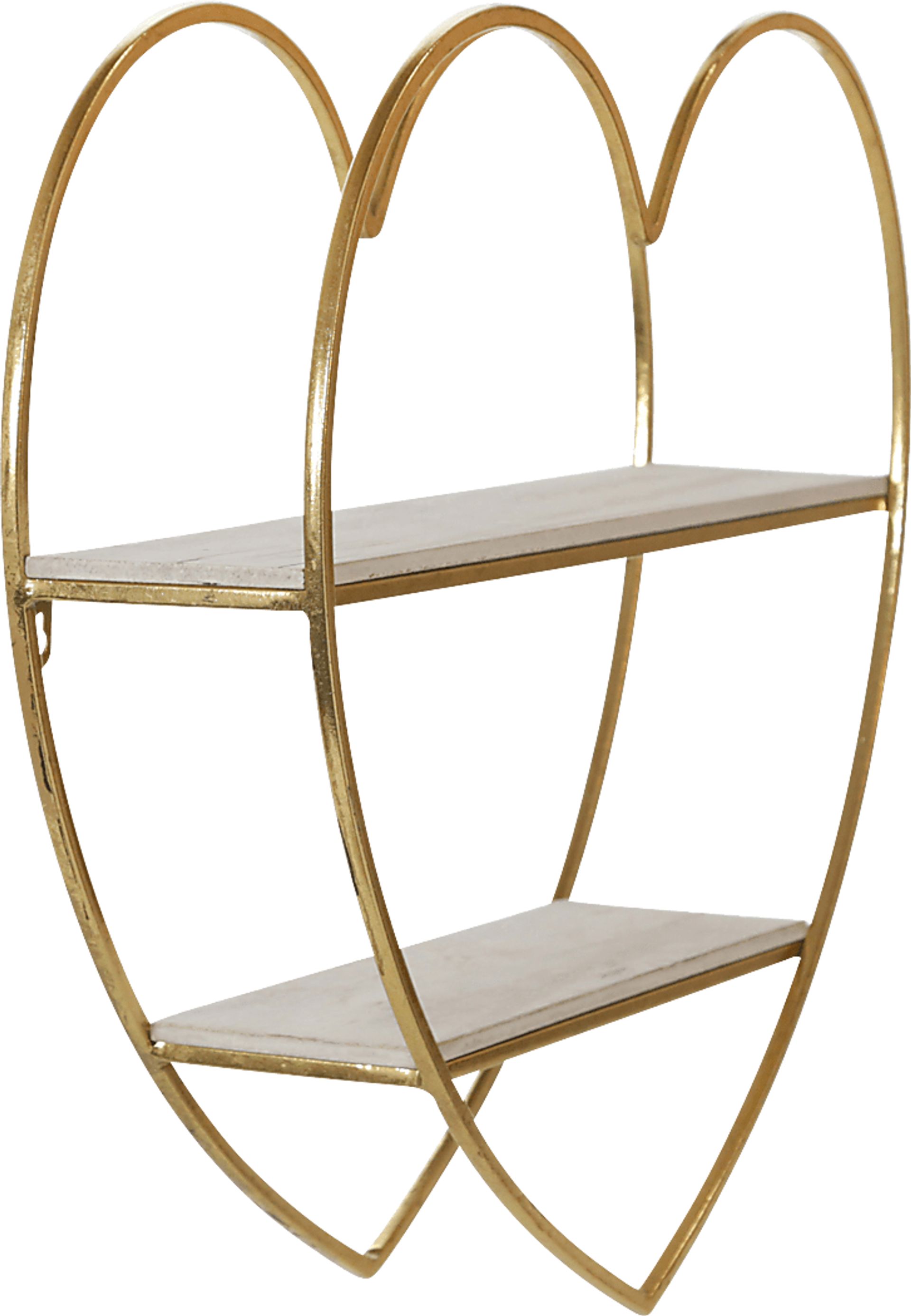 Stanfiel Gold Wall Shelf - Image 2