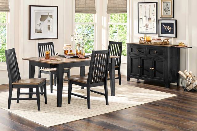 Stanford Black 5 Pc Dining Room - Thumbnail - Image 1
