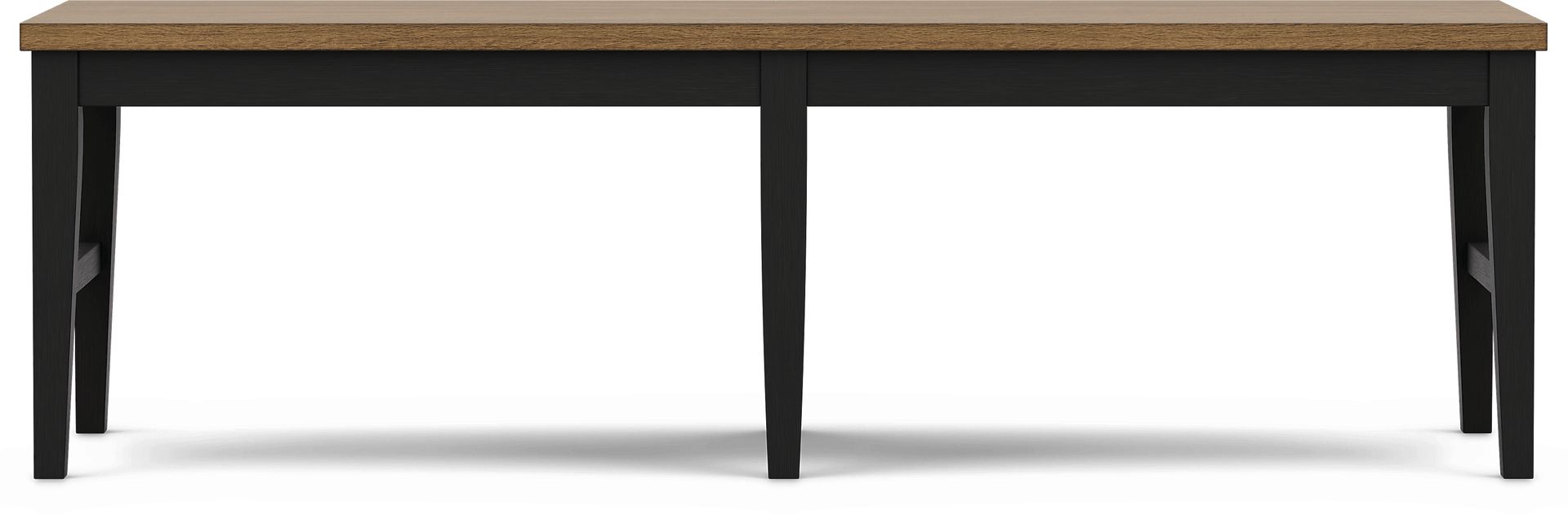 Stanford Black 6 Pc Dining Room with Bench - Image 7