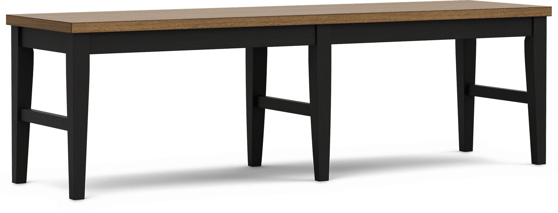 Stanford Black 6 Pc Dining Room with Bench - Image 6