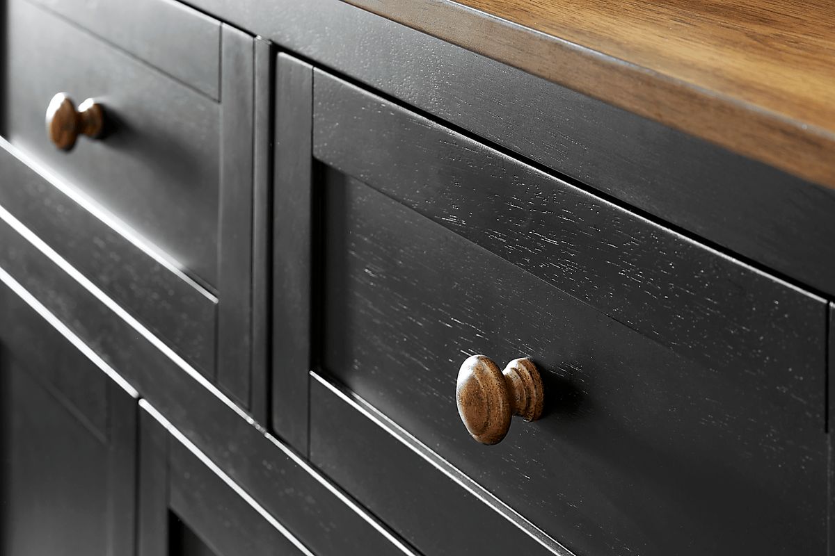 Stanford Black Black,Colors Server | Rooms to Go