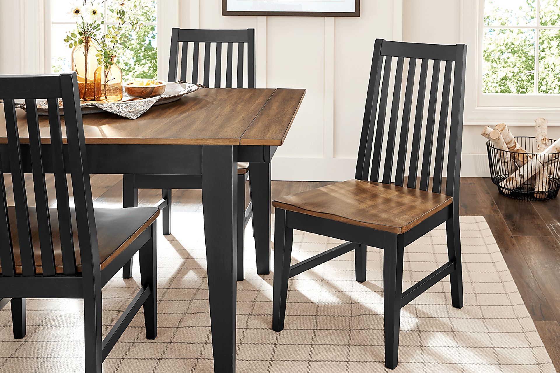 Stanford Black 5 Pc Dining Room - Image 8